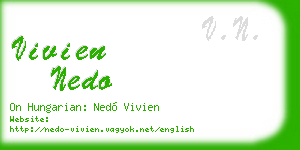 vivien nedo business card