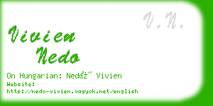 vivien nedo business card